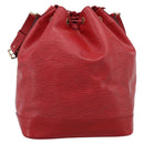 LOUIS VUITTON Epi Noe Shoulder Bag Red M44007 LV Auth 196315-2