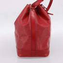 LOUIS VUITTON Epi Noe Shoulder Bag Red M44007 LV Auth 196315-3