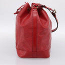 LOUIS VUITTON Epi Noe Shoulder Bag Red M44007 LV Auth 196315-4