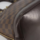 LOUIS VUITTON Damier Ebene Alma Hand Bag N51131 LV Auth 196316-11