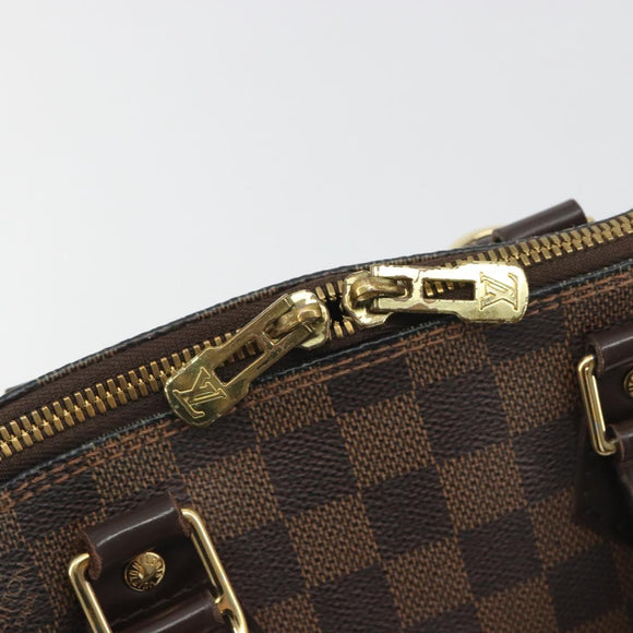 LOUIS VUITTON Damier Ebene Alma Hand Bag N51131 LV Auth 196316