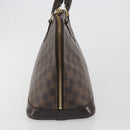 LOUIS VUITTON Damier Ebene Alma Hand Bag N51131 LV Auth 196316-4