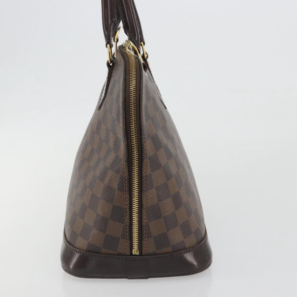 LOUIS VUITTON Damier Ebene Alma Hand Bag N51131 LV Auth 196316