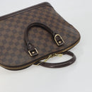 LOUIS VUITTON Damier Ebene Alma Hand Bag N51131 LV Auth 196316-6