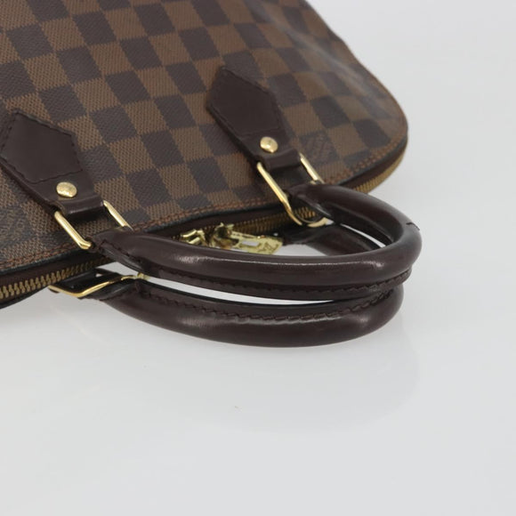 LOUIS VUITTON Damier Ebene Alma Hand Bag N51131 LV Auth 196316