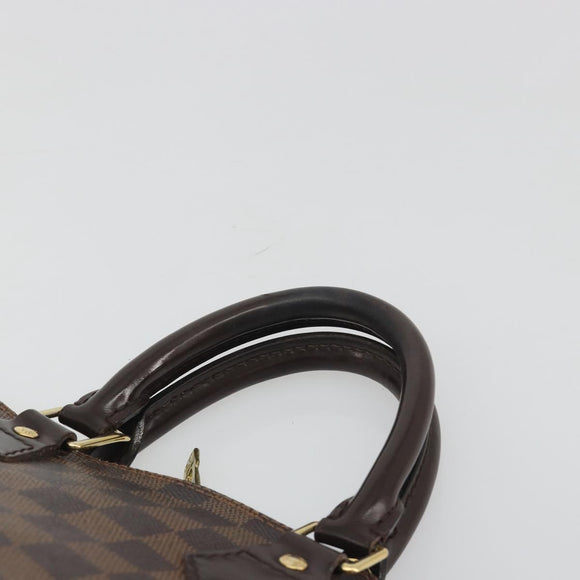LOUIS VUITTON Damier Ebene Alma Hand Bag N51131 LV Auth 196316