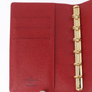 LOUIS VUITTON Epi Agenda PM Day Planner Cover Red R20057 LV Auth 196319-18