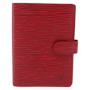 LOUIS VUITTON Epi Agenda PM Day Planner Cover Red R20057 LV Auth 196319-13