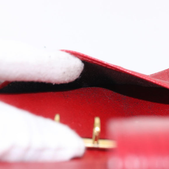 LOUIS VUITTON Epi Agenda PM Day Planner Cover Red R20057 LV Auth 196319