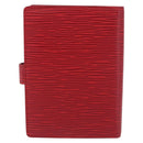 LOUIS VUITTON Epi Agenda PM Day Planner Cover Red R20057 LV Auth 196319-2