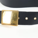 Christian Dior Trotter Canvas Diorissimo Hand Bag Navy Gold Auth 196320M-8