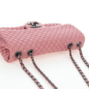 CHANEL Matelasse Dallas Chain Shoulder Bag Lamb Skin Pink Silver CC Auth 196321V-6