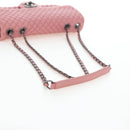 CHANEL Matelasse Dallas Chain Shoulder Bag Lamb Skin Pink Silver CC Auth 196321V-7