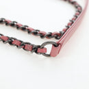 CHANEL Matelasse Dallas Chain Shoulder Bag Lamb Skin Pink Silver CC Auth 196321V-8