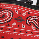 Coach Tote Bag PVC Canvas Disney Collaboration Red Silver Auth 196322A-14