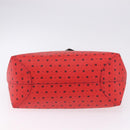 Coach Tote Bag PVC Canvas Disney Collaboration Red Silver Auth 196322A-9