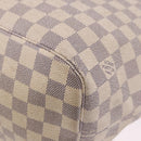 LOUIS VUITTON Damier Azur Neverfull MM Tote Bag N41605 LV Auth 196323A-10
