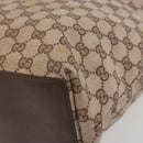 GUCCI GG Canvas Tote Bag Pink Gold 002 1098 Auth 196324-10