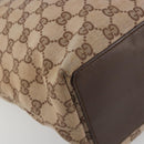 GUCCI GG Canvas Tote Bag Pink Gold 002 1098 Auth 196324-11