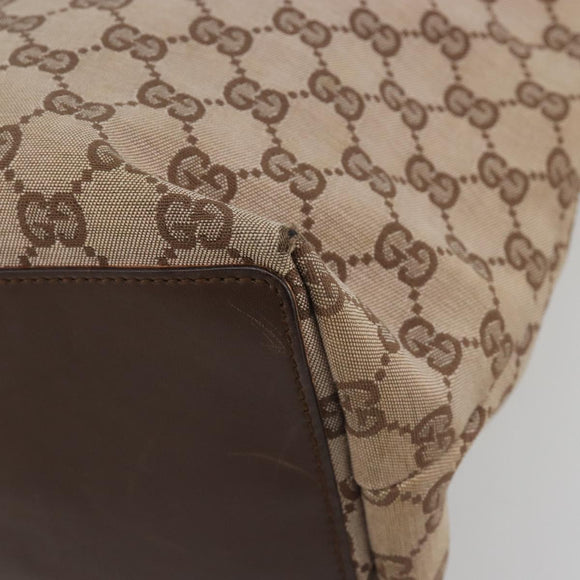 GUCCI GG Canvas Tote Bag Pink Gold 002 1098 Auth 196324