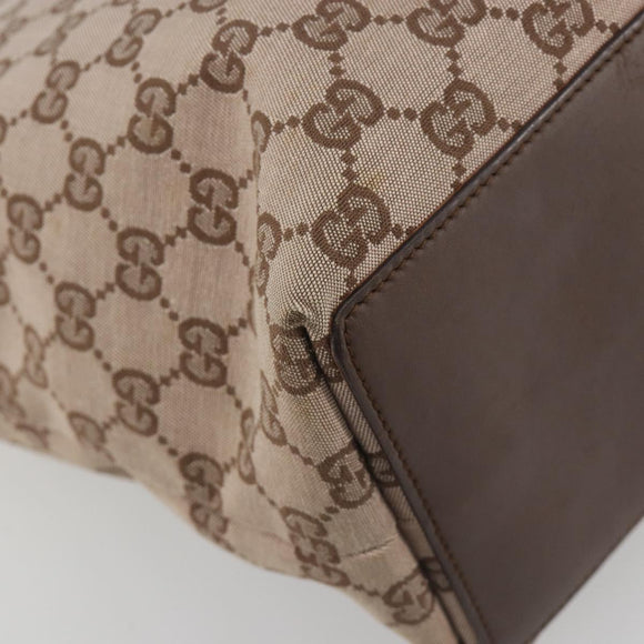 GUCCI GG Canvas Tote Bag Pink Gold 002 1098 Auth 196324