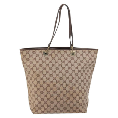 GUCCI GG Canvas Tote Bag Pink Gold 002 1098 Auth 196324 - 0