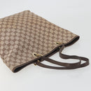 GUCCI GG Canvas Tote Bag Pink Gold 002 1098 Auth 196324-6