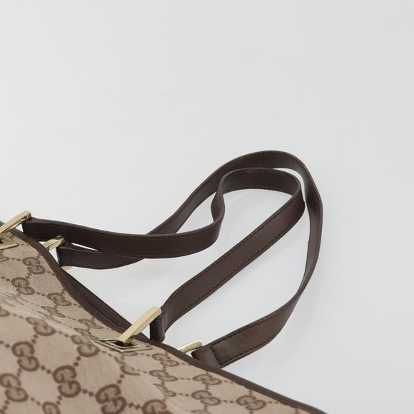 GUCCI GG Canvas Tote Bag Pink Gold 002 1098 Auth 196324