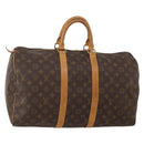 LOUIS VUITTON Monogram Keepall 45 Boston Bag M41428 LV Auth 196325A-1