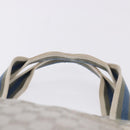 GUCCI GG Canvas Sherry Line Tote Bag Silver 189669 Auth 196326-8