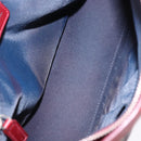 Christian Dior Trotter Canvas Hand Bag Navy Silver Auth 196330A-17