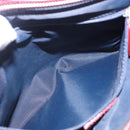 Christian Dior Trotter Canvas Hand Bag Navy Silver Auth 196330A-21