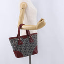 Christian Dior Trotter Canvas Hand Bag Navy Silver Auth 196330A-23