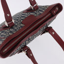 Christian Dior Trotter Canvas Hand Bag Navy Silver Auth 196330A-6