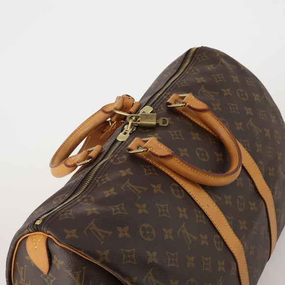 LOUIS VUITTON Monogram Keepall 45 Boston Bag M41428 LV Auth 196331V