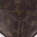 LOUIS VUITTON Monogram Sac Plat Hand Bag M51140 LV Auth 196332-9
