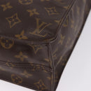 LOUIS VUITTON Monogram Sac Plat Hand Bag M51140 LV Auth 196332-14