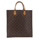 LOUIS VUITTON Monogram Sac Plat Hand Bag M51140 LV Auth 196332-13