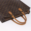 LOUIS VUITTON Monogram Sac Plat Hand Bag M51140 LV Auth 196332-6