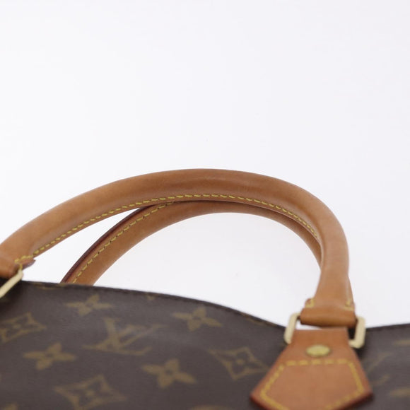 LOUIS VUITTON Monogram Sac Plat Hand Bag M51140 LV Auth 196332