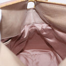 Miu Miu Hand Bag Leather 2way Pink Gold Auth 196334M-23