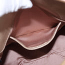 Miu Miu Hand Bag Leather 2way Pink Gold Auth 196334M-25