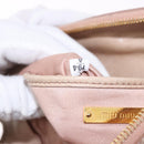 Miu Miu Hand Bag Leather 2way Pink Gold Auth 196334M-11