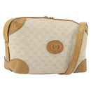 GUCCI Micro GG Supreme Shoulder Bag PVC Ivory Gold 67 01 5294 Auth 196335-1