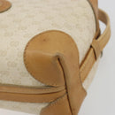 GUCCI Micro GG Supreme Shoulder Bag PVC Ivory Gold 67 01 5294 Auth 196335-9
