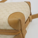 GUCCI Micro GG Supreme Shoulder Bag PVC Ivory Gold 67 01 5294 Auth 196335-16
