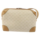 GUCCI Micro GG Supreme Shoulder Bag PVC Ivory Gold 67 01 5294 Auth 196335-2