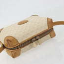 GUCCI Micro GG Supreme Shoulder Bag PVC Ivory Gold 67 01 5294 Auth 196335-6
