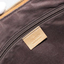 GUCCI GG Crystal Sherry Line Bag Coated Canvas Beige Gold 181092 Auth 196336-16