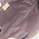 GUCCI GG Crystal Sherry Line Bag Coated Canvas Beige Gold 181092 Auth 196336-17